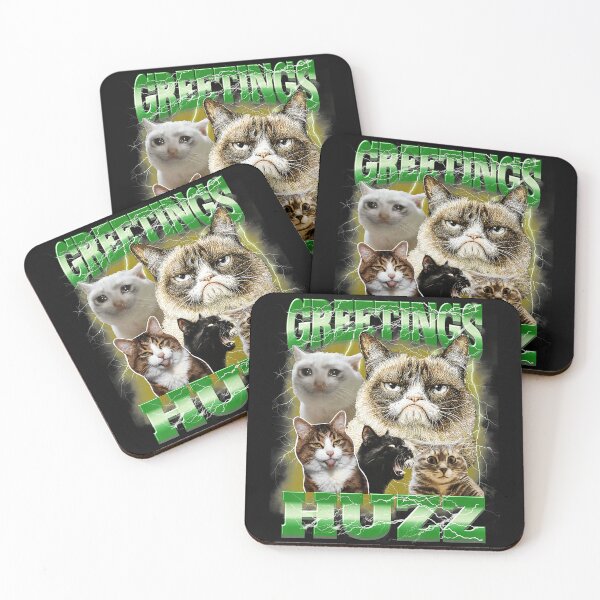 Item preview, Cranky Cat Meme Collage With Chaotic Internet Trash Humor designed and sold by Masonixem.