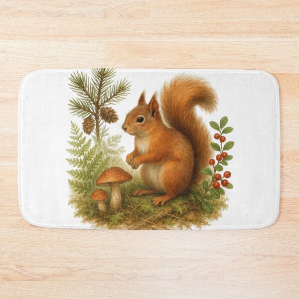 Item preview, Red squirrel in the forest designed and sold by CHRIST5000.