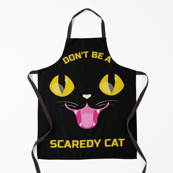 Item preview, Don't Be A Scaredy Cat Funny Black Cat designed and sold by GenZFashion000.