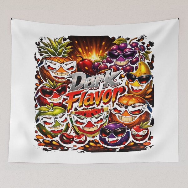 Item preview, ​Dark Flavor Angry Fruits Badass Cartoon Design designed and sold by JREEHBRAND.