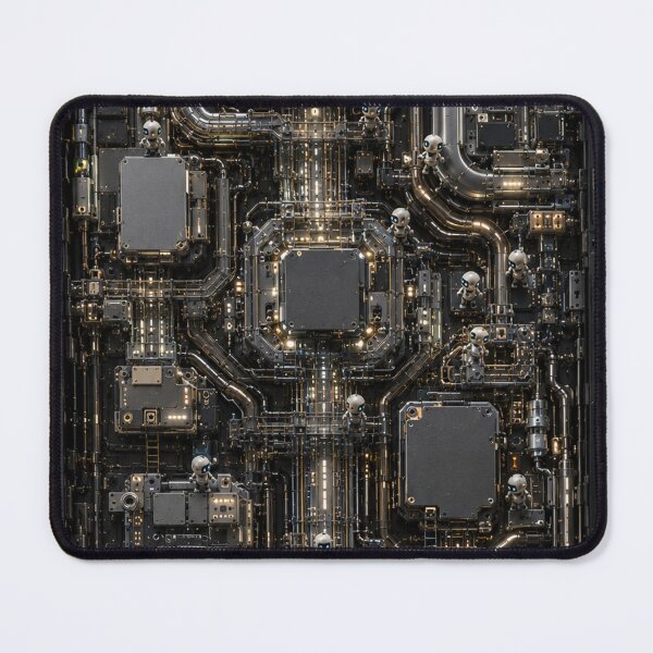 Item preview, Industrial Steampunk Circuit Board Phone Mechanical Art designed and sold by PixelPanduh.
