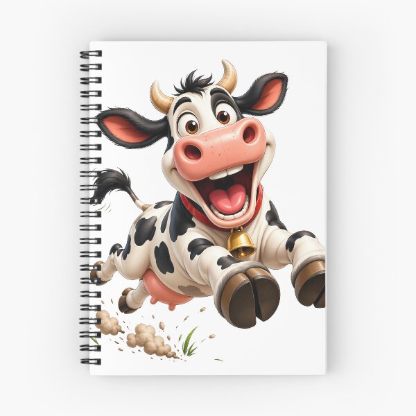 Item preview, Running Playful 3D Cartoon Farm Animal Positive Vibes designed and sold by LunaPixelStudio.
