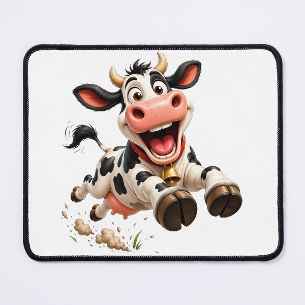Item preview, Running Playful 3D Cartoon Farm Animal Positive Vibes designed and sold by LunaPixelStudio.