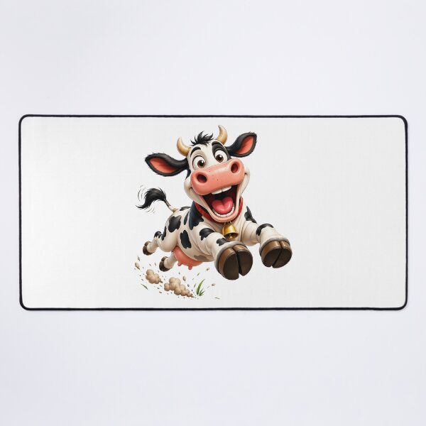 Item preview, Running Playful 3D Cartoon Farm Animal Positive Vibes designed and sold by LunaPixelStudio.