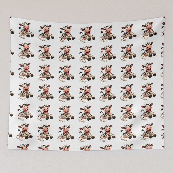 Item preview, Running Playful 3D Cartoon Farm Animal Positive Vibes designed and sold by LunaPixelStudio.