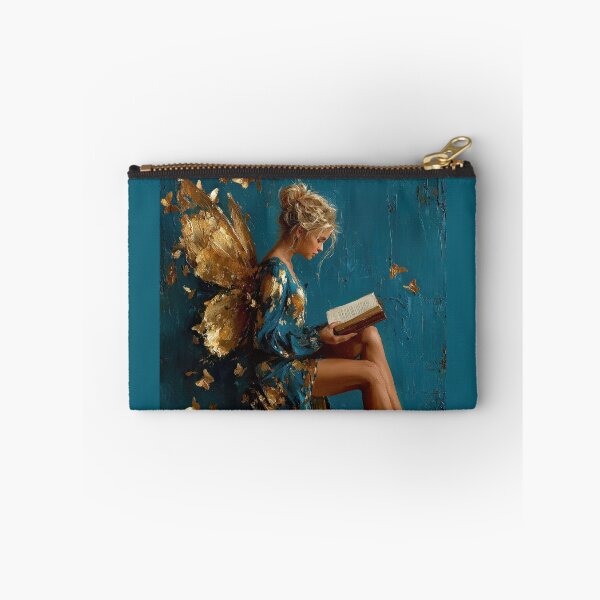 Item preview, Golden Winged Fairy Reading Magic Book designed and sold by colorful-white.