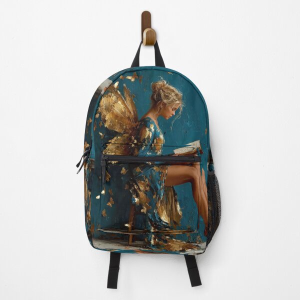 Item preview, Golden Winged Fairy Reading Magic Book designed and sold by colorful-white.