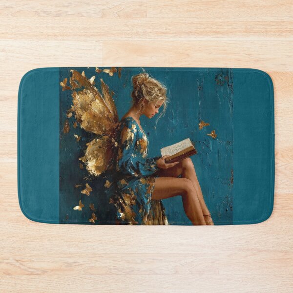 Item preview, Golden Winged Fairy Reading Magic Book designed and sold by colorful-white.