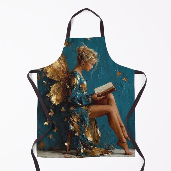 Item preview, Golden Winged Fairy Reading Magic Book designed and sold by colorful-white.