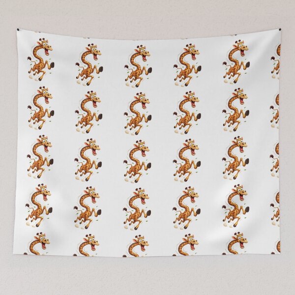 Item preview, Running Playful 3D Cartoon Safari Animal Positive Vibes  Tags: designed and sold by LunaPixelStudio.