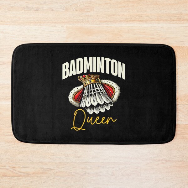 Item preview, Badminton Queen Vintage Shuttlecock Graphic With Bold Court Energy designed and sold by allistermariam.