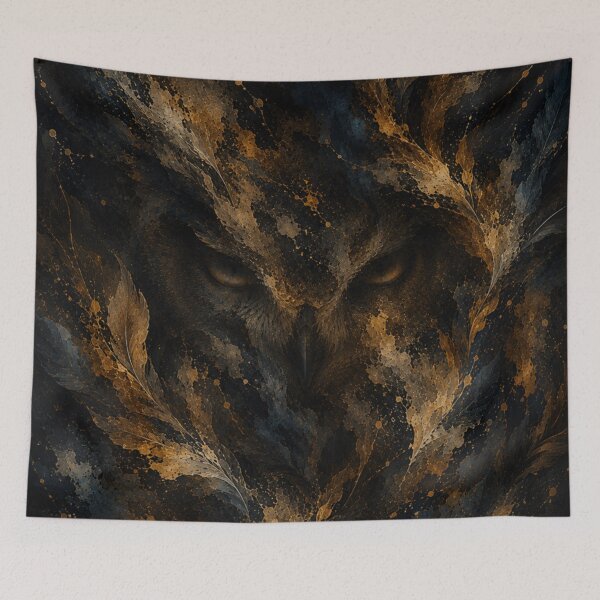 Item preview, Hidden Owl Feather Abstract designed and sold by Bellassi.
