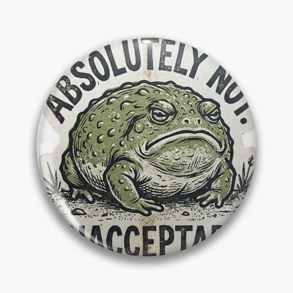 Item preview, Grumpy Toad Funny Retro Sticker Art designed and sold by Mr. Pawsome.