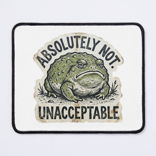 Item preview, Grumpy Toad Funny Retro Sticker Art designed and sold by Mr. Pawsome.