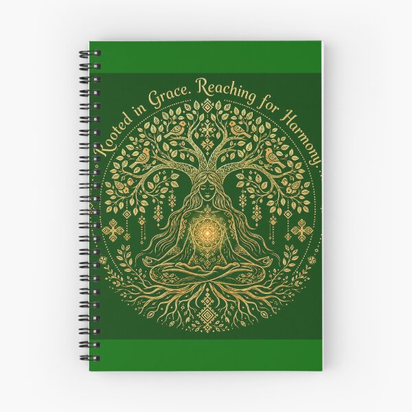 Item preview, Rooted in Grace. Reaching for Harmony. | Slavic World Tree Yoga Art designed and sold by InnerwayStudio.