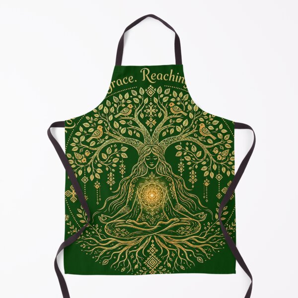 Item preview, Rooted in Grace. Reaching for Harmony. | Slavic World Tree Yoga Art designed and sold by InnerwayStudio.