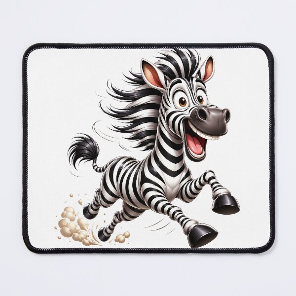Item preview, Running Playful 3D Cartoon Safari Animal Positive Vibes designed and sold by LunaPixelStudio.