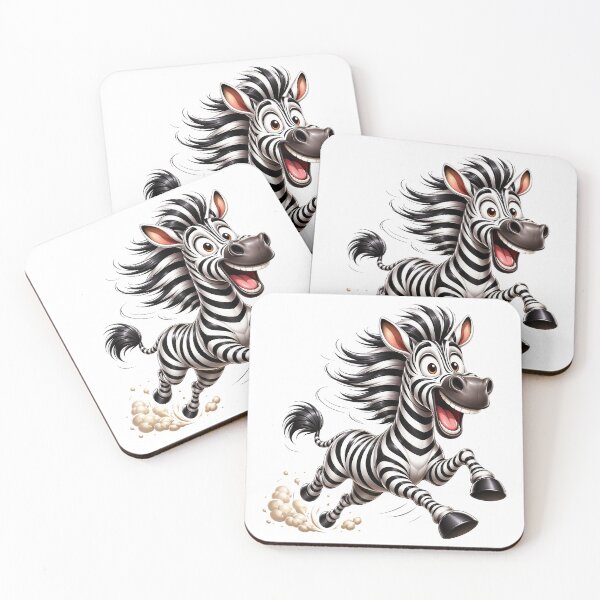 Item preview, Running Playful 3D Cartoon Safari Animal Positive Vibes designed and sold by LunaPixelStudio.
