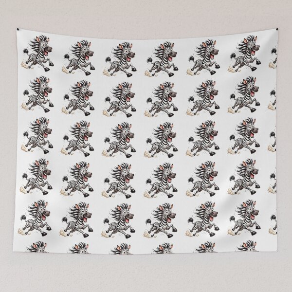 Item preview, Running Playful 3D Cartoon Safari Animal Positive Vibes designed and sold by LunaPixelStudio.