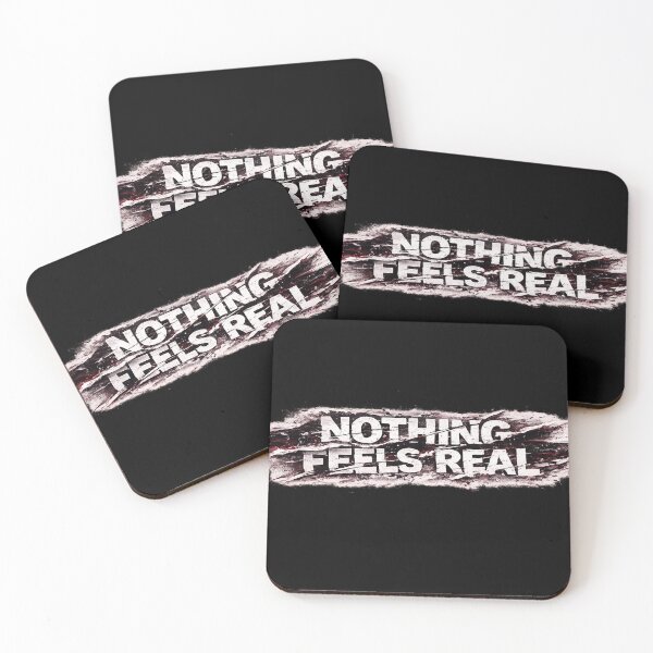 Item preview, NOTHING FEELS REAL – existential distortion design designed and sold by VertigoState.