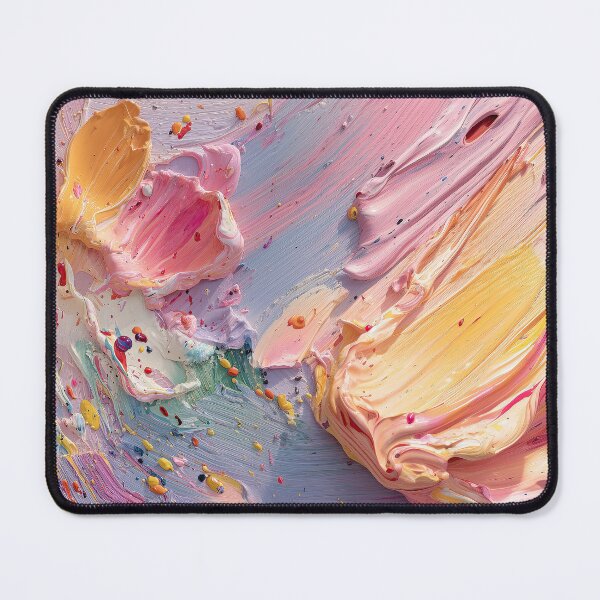 Item preview, Pastel Acrylic Thick Impasto Abstract Painting designed and sold by colorful-white.