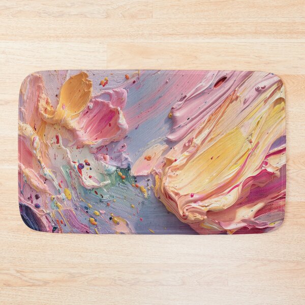 Item preview, Pastel Acrylic Thick Impasto Abstract Painting designed and sold by colorful-white.