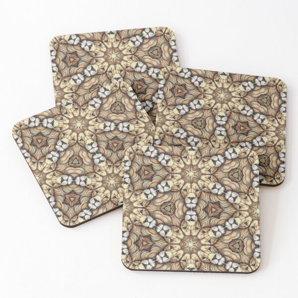 Item preview, Lion Head Pattern Design designed and sold by Shy Fractal Designs.