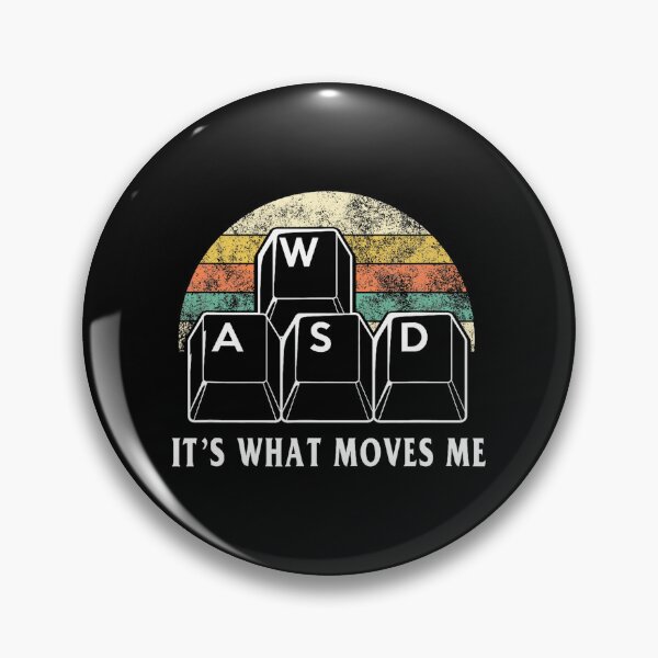 Item preview, WASD Gamer Humor Keyboard Controls Retro PC Gaming designed and sold by FGTV2021.