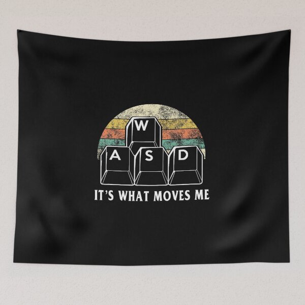 Item preview, WASD Gamer Humor Keyboard Controls Retro PC Gaming designed and sold by FGTV2021.