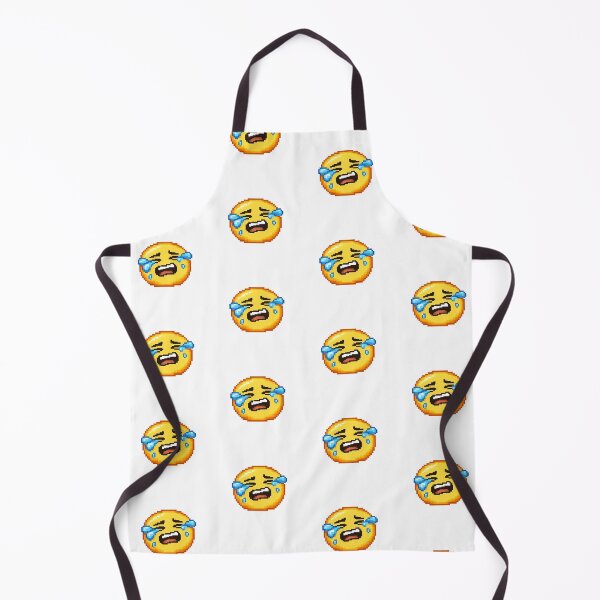 Item preview, Crying Hard Pixel Emoji – Retro 8 Bit Emotional Reaction Sticker designed and sold by ANiyati.