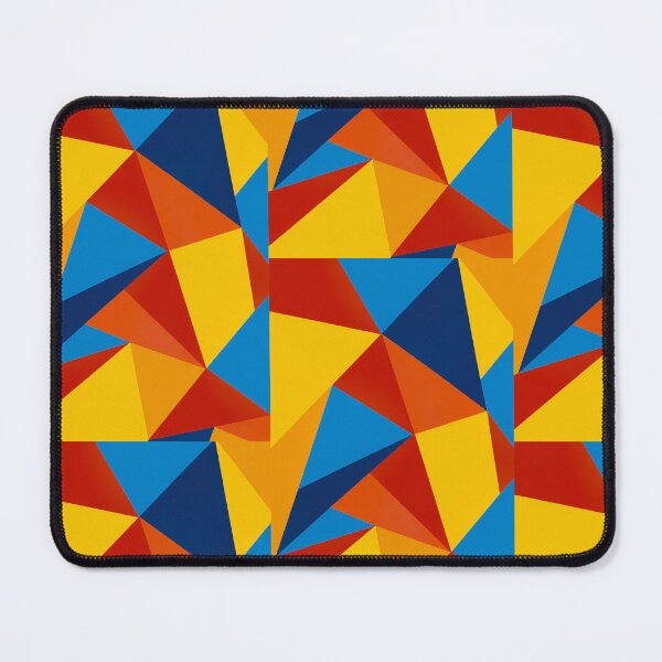 Item preview, Vibrant Geometric Kaleidoscope Print | Modern Abstract Polygon Fashion Design | Bold Color Statement designed and sold by WheresMyMojo.