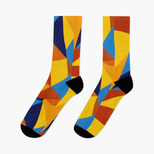 Item preview, Vibrant Geometric Kaleidoscope Print | Modern Abstract Polygon Fashion Design | Bold Color Statement designed and sold by WheresMyMojo.