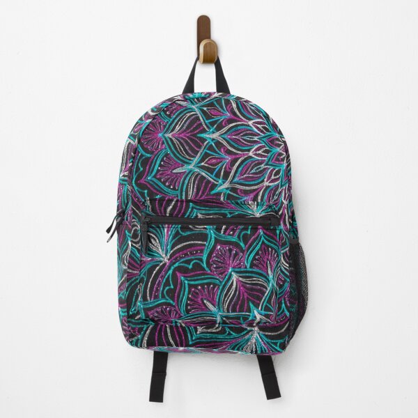 Item preview, Vibrant Neon Psychedelic Geometric Mandala designed and sold by SubhAksara.