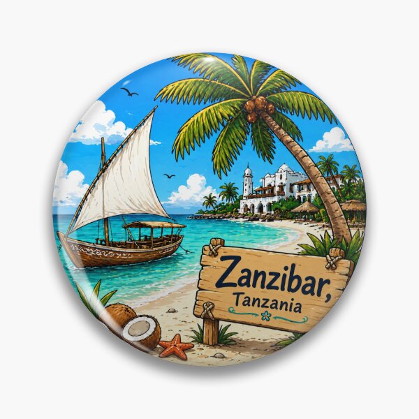 Item preview, Zanzibar, Tanzania - Tropical Beach designed and sold by Myra365Art.