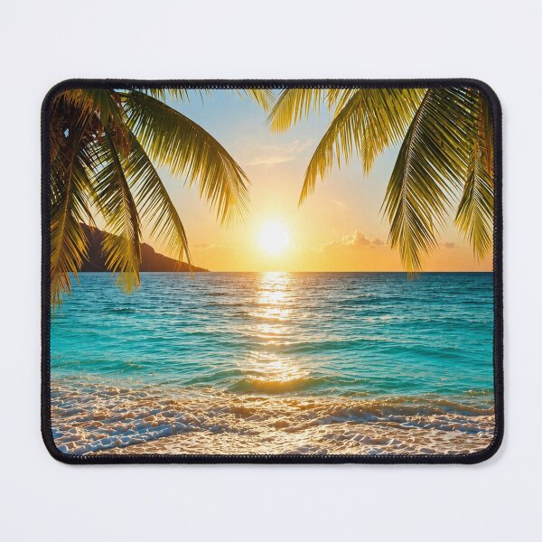 Item preview, Golden Ocean Sunset Protect Our Paradises designed and sold by Nuvoro Eco Awareness.