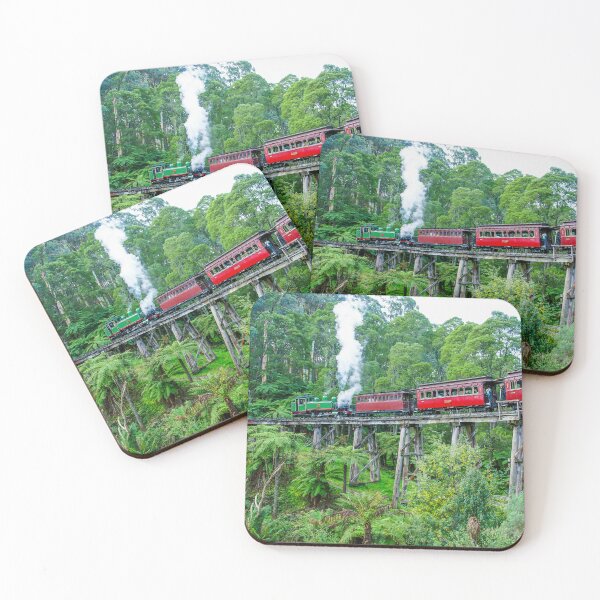 Item preview, Puffing Billy Railway, Belgrave | Dandenong Ranges, Victoria, Australia - Historic Steam Train Art designed and sold by Ross.A.Campbell.