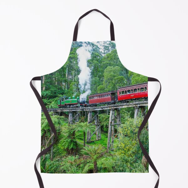 Item preview, Puffing Billy Railway, Belgrave | Dandenong Ranges, Victoria, Australia - Historic Steam Train Art designed and sold by Ross.A.Campbell.