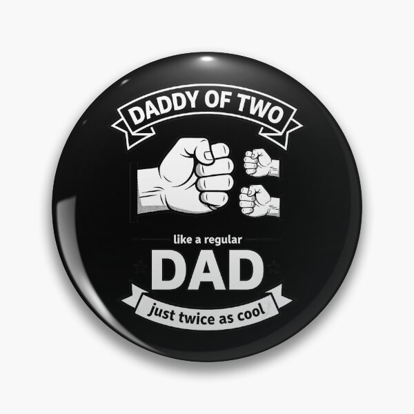Item preview, Daddy Of Two Funny Father Quote Vintage Family Humor designed and sold by zamiokaline.
