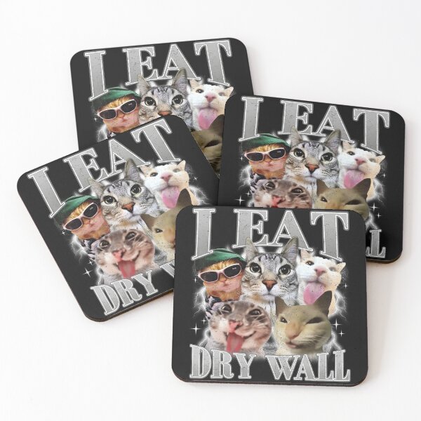 Item preview, Funny Chaos Cat Collage With Drywall Meme Energy Vintage Style designed and sold by Masonixem.