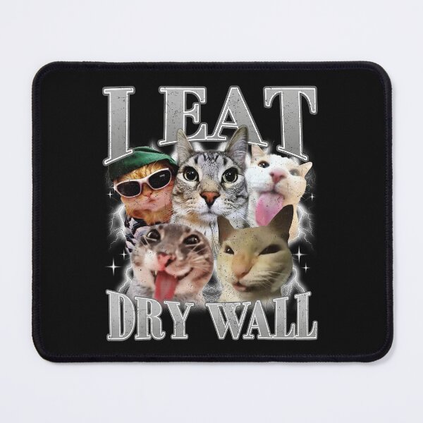 Item preview, Funny Chaos Cat Collage With Drywall Meme Energy Vintage Style designed and sold by Masonixem.