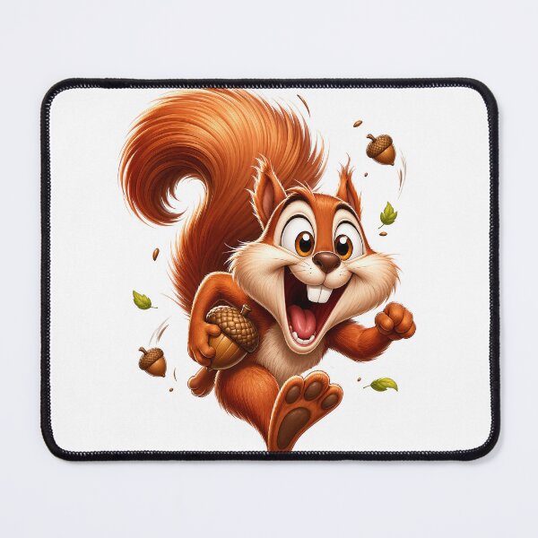 Item preview, Running Playful 3D Cartoon Woodland Animal Positive Vibes designed and sold by LunaPixelStudio.