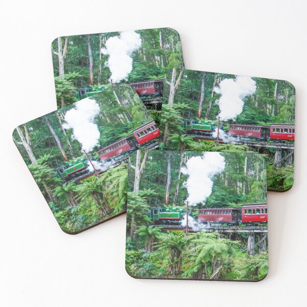 Item preview, Puffing Billy Railway, Belgrave | Dandenong Ranges, Victoria, Australia - Historic Steam Train Art designed and sold by Ross.A.Campbell.