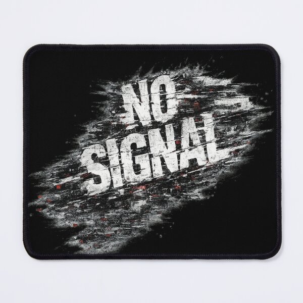 Item preview, NO SIGNAL – glitch interference dark aesthetic design designed and sold by VertigoState.