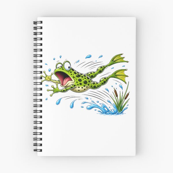 Item preview, Frog Frantic Playful 3D Cartoon Amphibian Humor designed and sold by LunaPixelStudio.