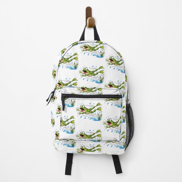 Item preview, Frog Frantic Playful 3D Cartoon Amphibian Humor designed and sold by LunaPixelStudio.