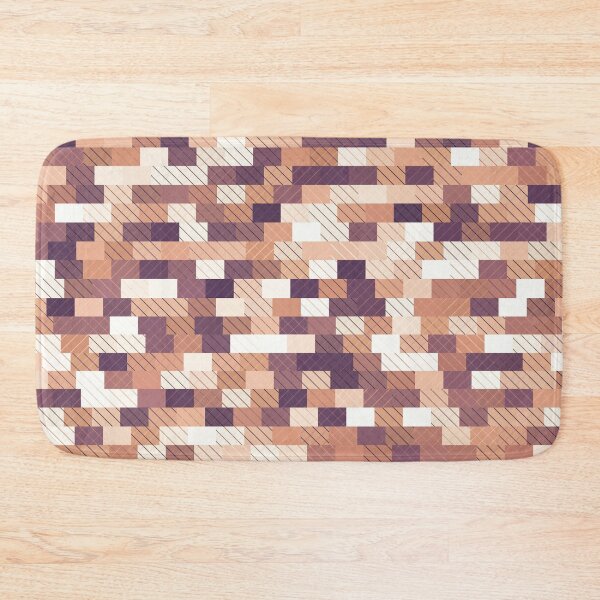Item preview, Solid Brick Wall - Diagonal Crossed Lines Geometric Print designed and sold by K Design Store.