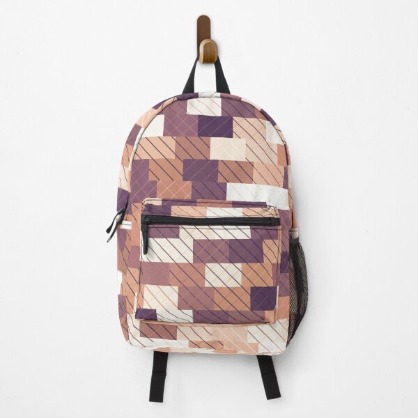Item preview, Solid Brick Wall - Diagonal Crossed Lines Geometric Print designed and sold by K Design Store.