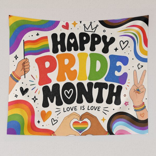 Item preview, happy month love is designed and sold by parkflorence.
