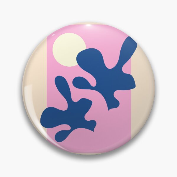 Item preview, Blue Coral Beach Sunset Abstract Matisse designed and sold by MaiZephyr.