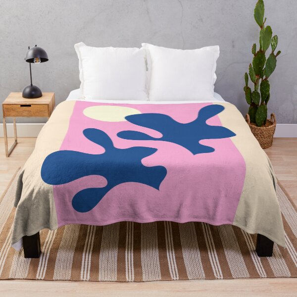 Item preview, Blue Coral Beach Sunset Abstract Matisse designed and sold by MaiZephyr.
